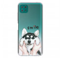 Samsung Galaxy A22 5G Smile Dog Cover