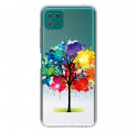 Samsung Galaxy A22 5G Hülle Transparent Baum Aquarell