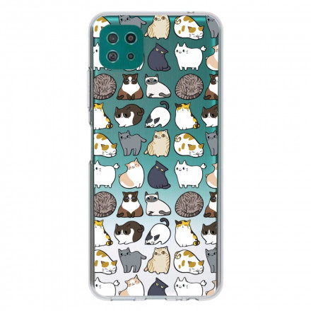 Samsung Galaxy A22 5G Cover Top Katzen