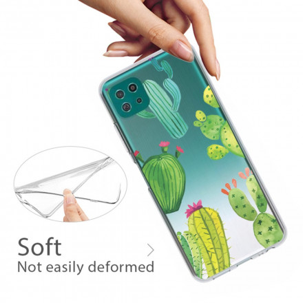 Samsung Galaxy A22 5G Cover Cactus Aquarell