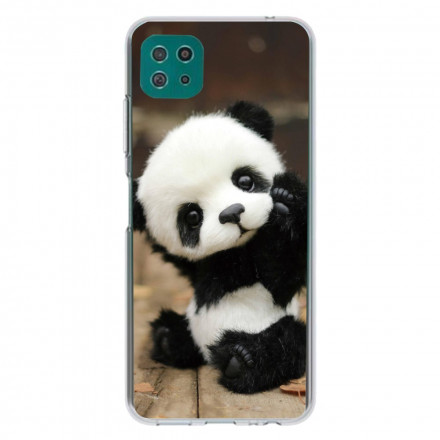 Samsung Galaxy A22 5G Transparentes Panda Give Me Five Cover