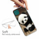 Samsung Galaxy A22 5G Transparent Panda Give Me Five Cover
