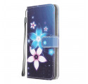 Samsung Galaxy A22 4G Lunar Flowers RiemenTasche