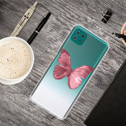 Samsung Galaxy A22 5G Flexible Hülle Schmetterlinge