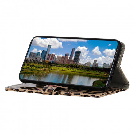 Samsung Galaxy A22 4G Leopard Hülle Einfach