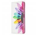 Flip Cover Samsung Galaxy A22 5G Blume Aquarell