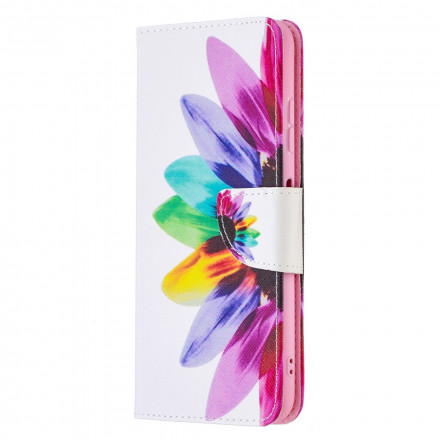 Hülle Samsung Galaxy A22 5G Blume Aquarell