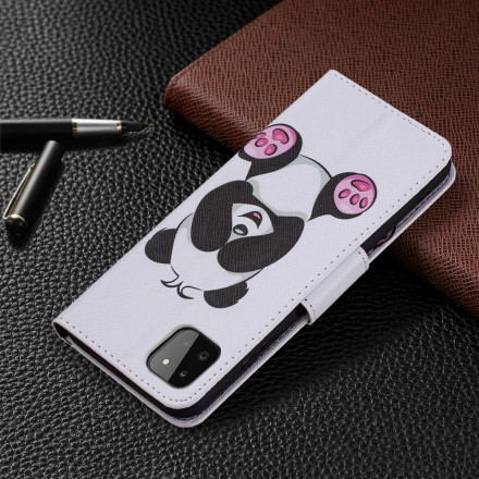 Hülle Samsung Galaxy A22 5G Panda Fun