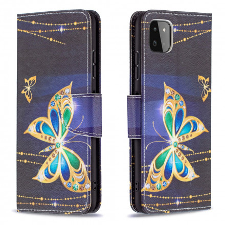 Hülle Samsung Galaxy A22 5G Schmetterlinge Könige