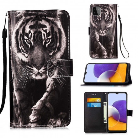 Samsung Galaxy A22 5G Night Tiger Tasche