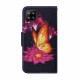 Samsung Galaxy A22 4G Schmetterling und Lotus Hülle