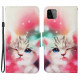 Samsung Galaxy A22 5G Katzengeschichten Tasche mit Lanyard