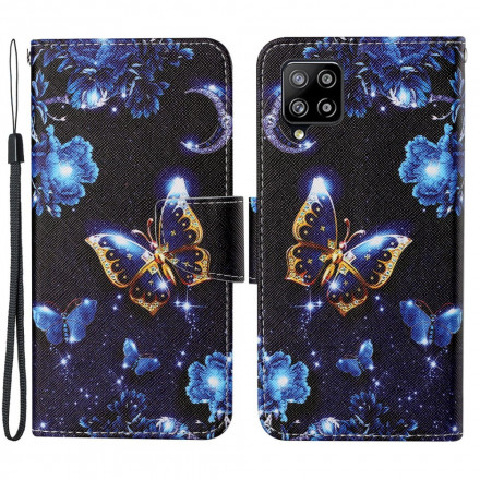 Samsung Galaxy A22 4G Precious Butterflies RiemenHülle