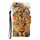 Samsung Galaxy A22 4G Tiger Tasche mit Lanyard