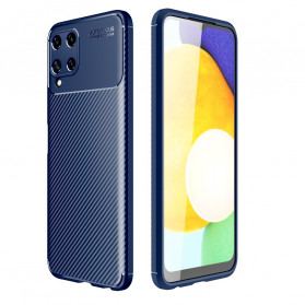 Samsung Galaxy A22 4G Flexible Kohlefaser Texture Cover