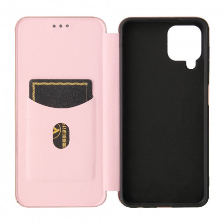 Flip Cover Samsung Galaxy A22 4G Kohlefaser