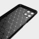 Samsung Galaxy A22 4G Kohlefaser Cover Gebürstet