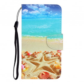 Samsung Galaxy A22 4G Strandtasche mit Riemen