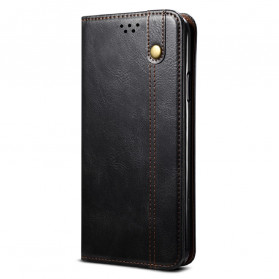 Flip Cover Samsung Galaxy A22 5G Kunstleder Gewachst