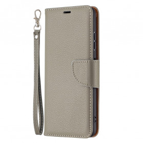 Samsung Galaxy A22 5G Litchi Tasche Oblique Klappe