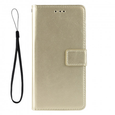 Hülle Samsung Galaxy A22 4G Kunstleder Flashy