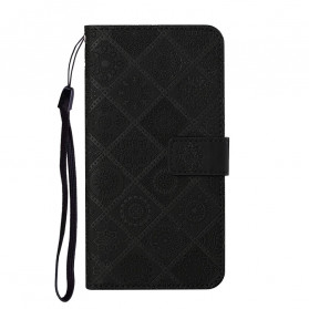 Hülle Samsung Galaxy A22 5G Tapisserie-Muster