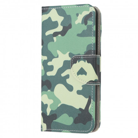 Moto G9 Plus Camouflage Military Tasche