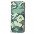 Moto G9 Plus Camouflage Military Tasche