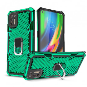 Moto G9 Plus Cover Abnehmbar Ring-Halterung