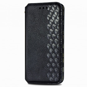 Flip Cover Moto G9 Power Lederoptik Textur Diamant