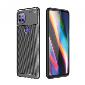Moto G 5G Flexible Hülle Kohlefaser Textur