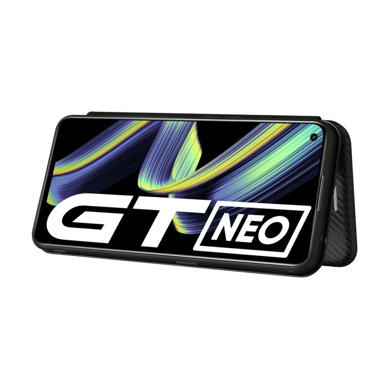 Flip Cover Realme GT 5G Silikon Carbon