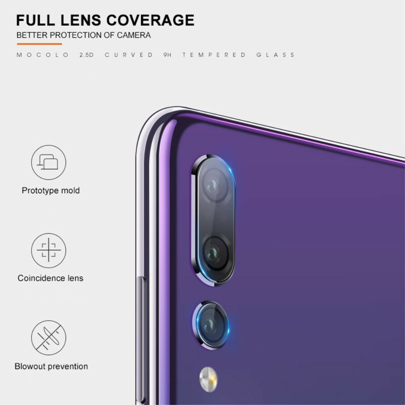 Schutzlinse aus gehärtetem Glas für Huawei P20 Pro Mocolo