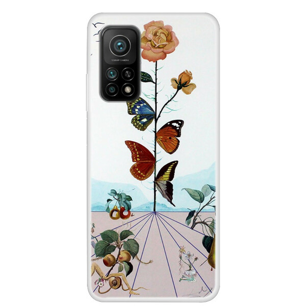 Xiaomi Mi 10T / 10T Pro Cover Schmetterlinge der Natur