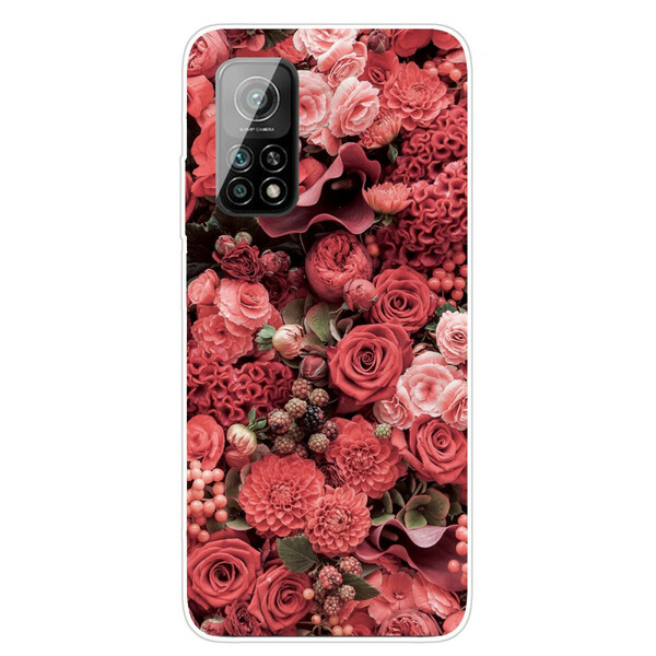 Xiaomi Mi 10T / 10T Pro Cover Intensive Blumen