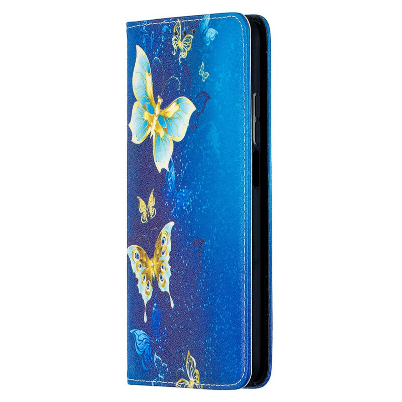 Flip Cover Xiaomi Mi 10T / 10T Pro Farbige Schmetterlinge