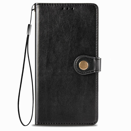 Xiaomi Mi 10T / 10T Pro Hülle aus Kunstleder mit Vintage-Verschluss