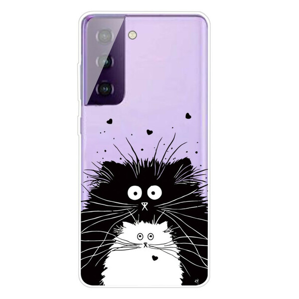 Samsung Galaxy S21 FE Cover Schau dir die Katzen an