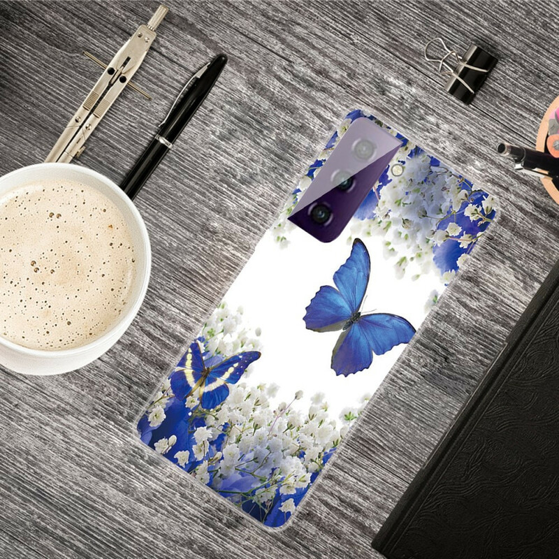 Samsung Galaxy S20 FE Schmetterlinge Cover Design
