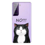 Samsung Galaxy S21 FE Cover Die Katze, die Nein sagt