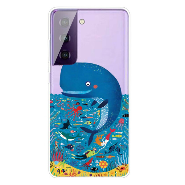 Samsung Galaxy S21 FE Hülle Meereswelt