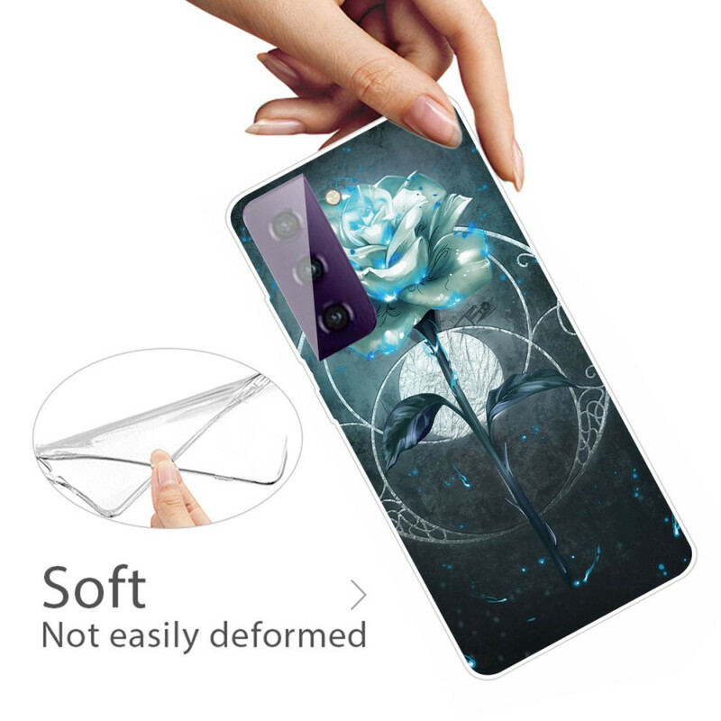 Samsung Galaxy S21 FE Flexible Hülle Rosa Grün