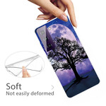 Samsung Galaxy S21 FE Cover Baum und Mond