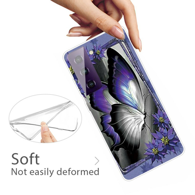 Samsung Galaxy S21 FE Schmetterlinge Cover