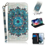 Samsung Galaxy S21 FE Magistral Mandala Tasche mit Riemen