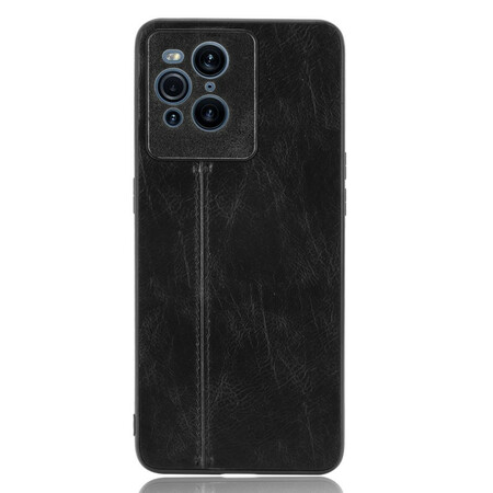 Oppo Find X3 / X3 Pro Cover Lederoptik Nähen
