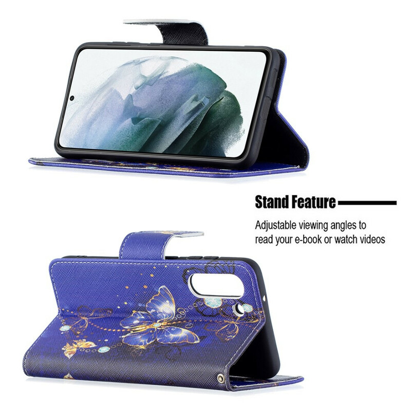 Hülle Samsung Galaxy S21 FE Schmetterlinge Könige