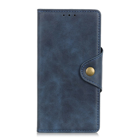 Xiaomi Redmi 9T / Note 9 Kunstleder Tasche Knopf