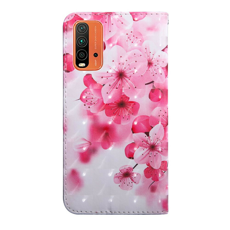 Xiaomi Redmi 9T / Note 9 Hülle Rosenblüten