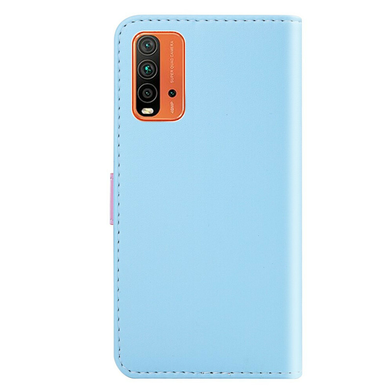 Xiaomi Redmi 9T / Note 9 Tasche Lederoptik Tricolor